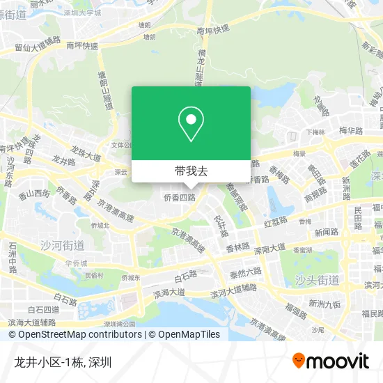龙井小区-1栋地图