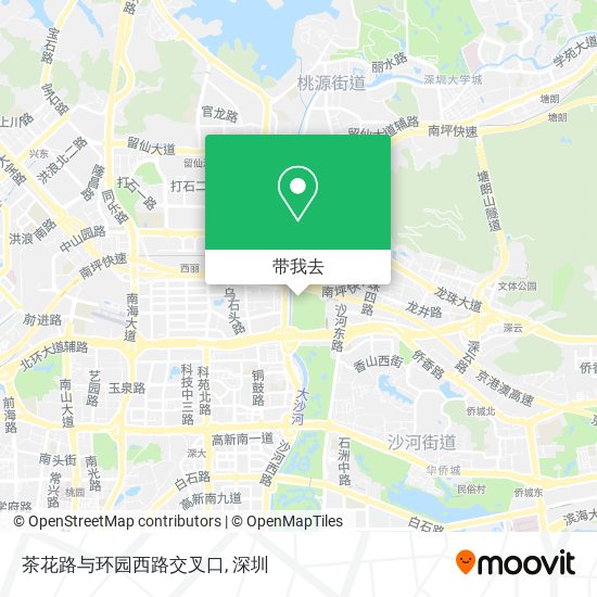 茶花路与环园西路交叉口地图