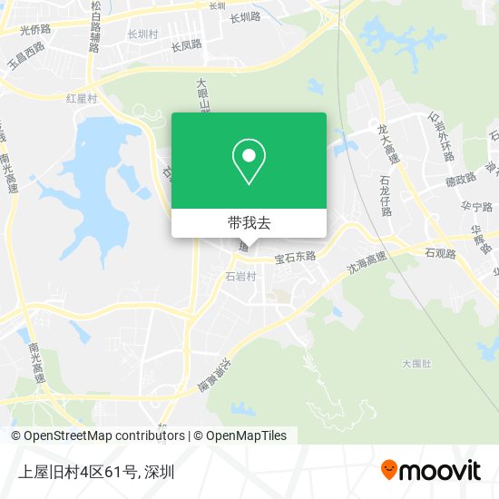 上屋旧村4区61号地图