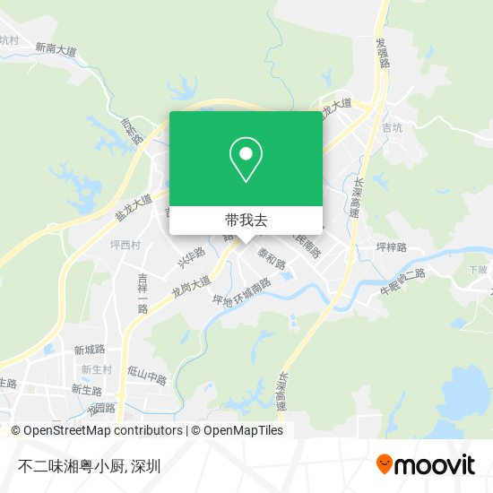 不二味湘粤小厨地图