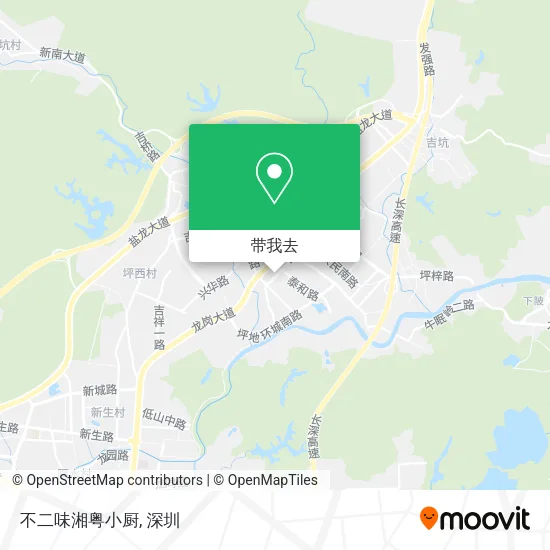不二味湘粤小厨地图