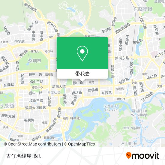 古仔名线屋地图