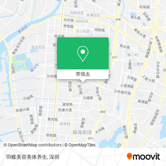 羽蝶美容美体养生地图