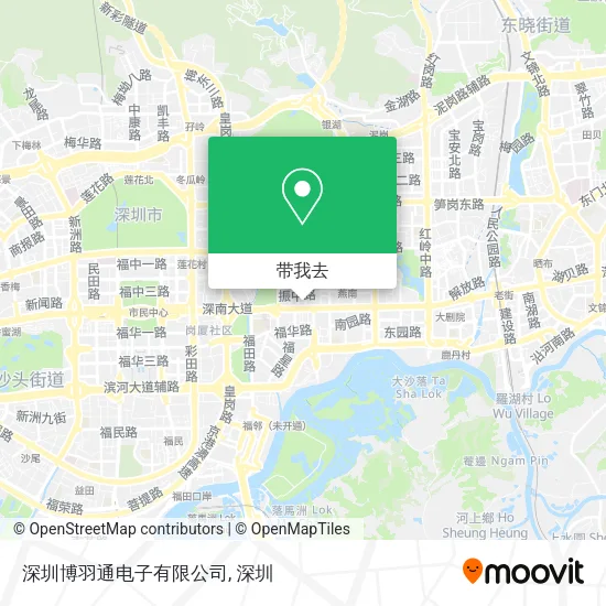 深圳博羽通电子有限公司地图