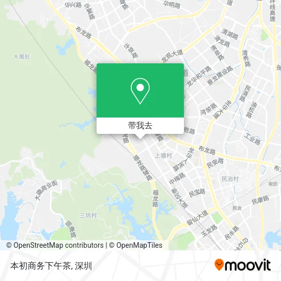 本初商务下午茶地图