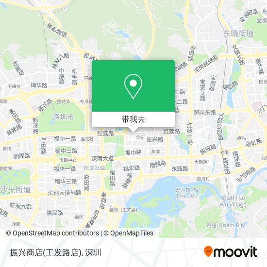 振兴商店(工发路店)地图