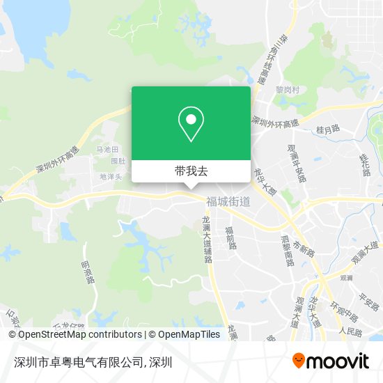 深圳市卓粤电气有限公司地图