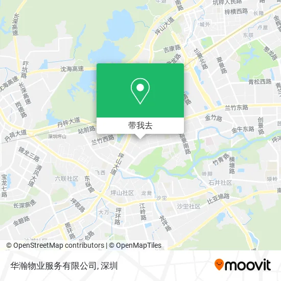 华瀚物业服务有限公司地图