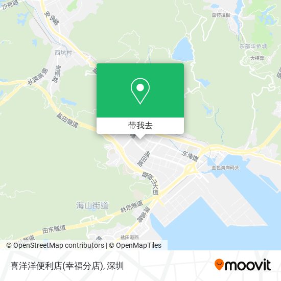 喜洋洋便利店(幸福分店)地图