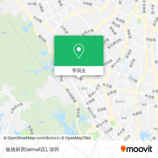 板烧厨房(atmall店)地图