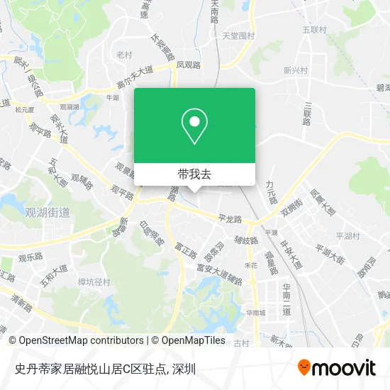 史丹蒂家居融悦山居C区驻点地图