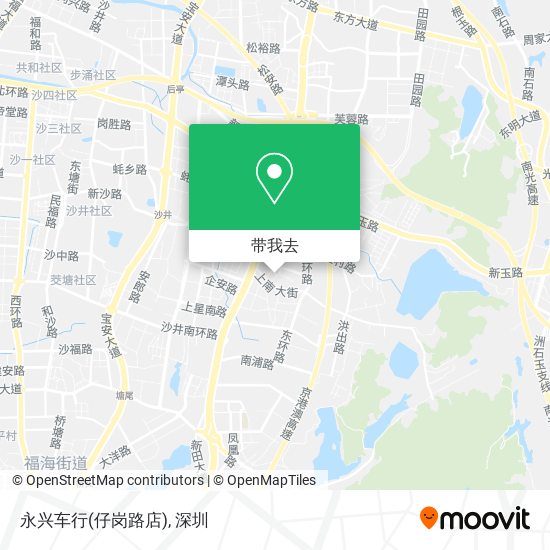 永兴车行(仔岗路店)地图