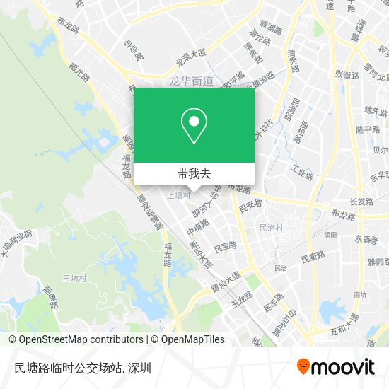 民塘路临时公交场站地图