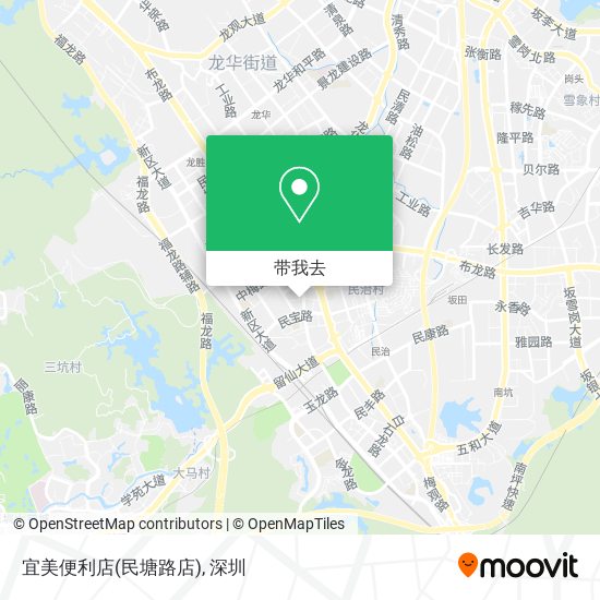 宜美便利店(民塘路店)地图