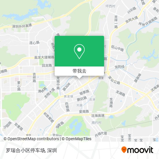 罗瑞合小区停车场地图