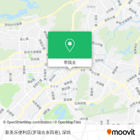 新美乐便利店(罗瑞合东四巷)地图