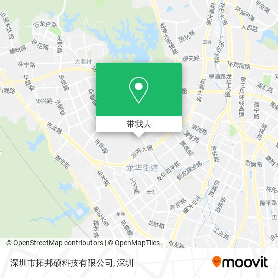 深圳市拓邦硕科技有限公司地图