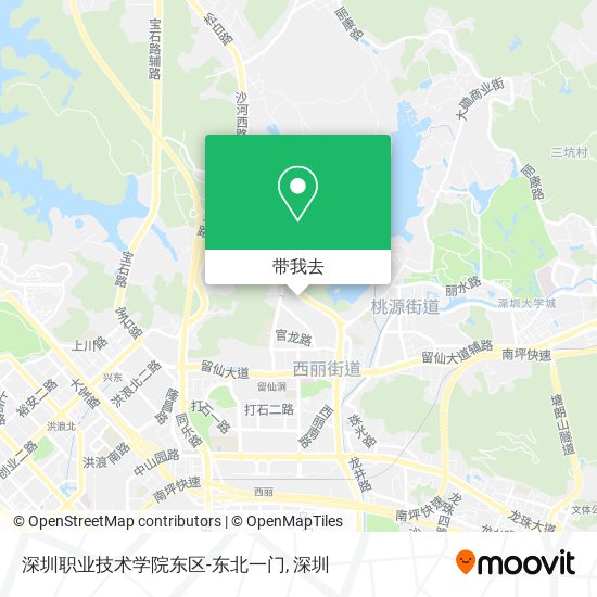 深圳职业技术学院东区-东北一门地图