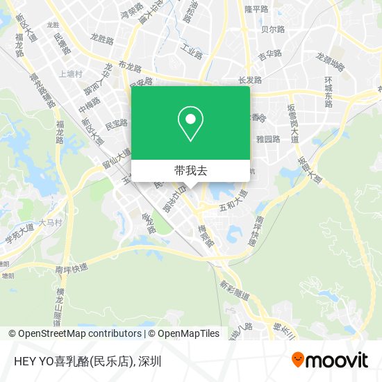 HEY YO喜乳酪(民乐店)地图