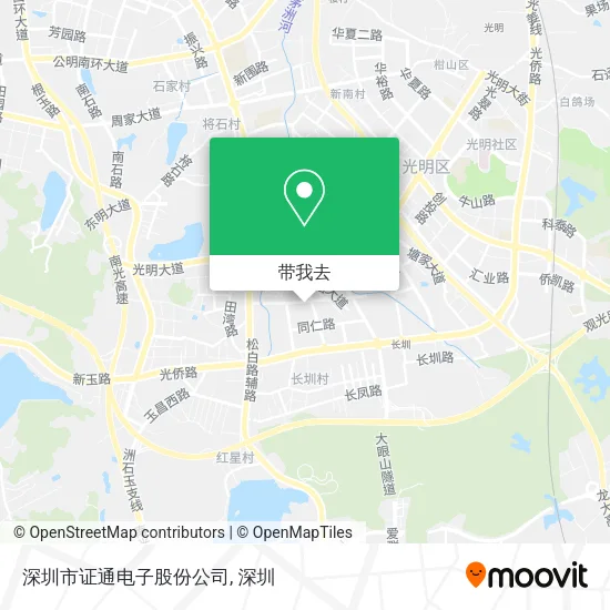 深圳市证通电子股份公司地图