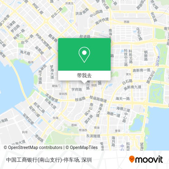 中国工商银行(南山支行)-停车场地图