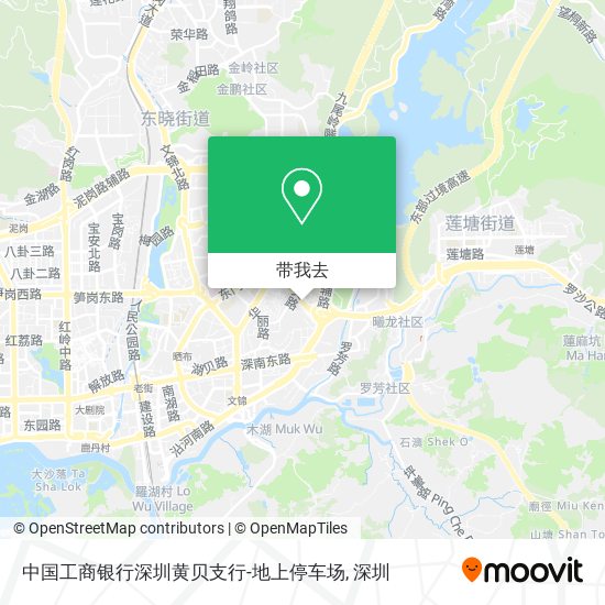 中国工商银行深圳黄贝支行-地上停车场地图