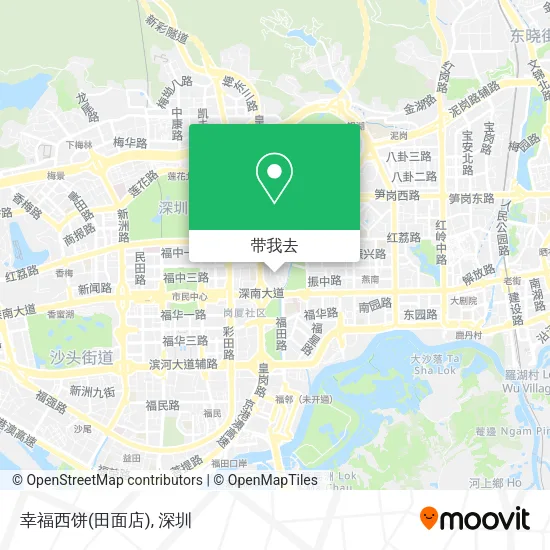 幸福西饼(田面店)地图
