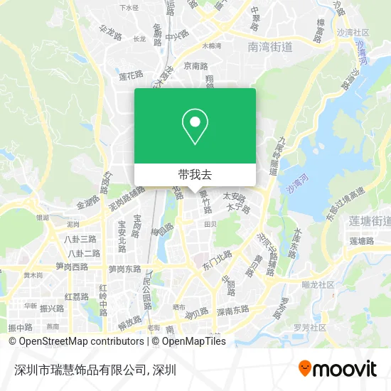 深圳市瑞慧饰品有限公司地图