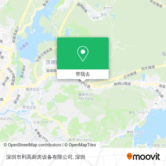 深圳市利高厨房设备有限公司地图