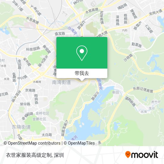 衣世家服装高级定制地图
