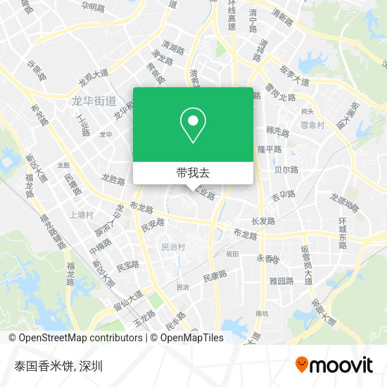 泰国香米饼地图