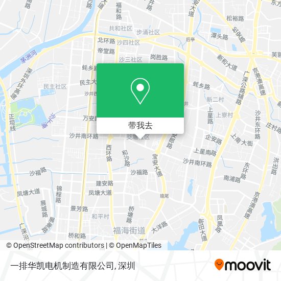 一排华凯电机制造有限公司地图
