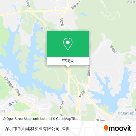 深圳市凯山建材实业有限公司地图