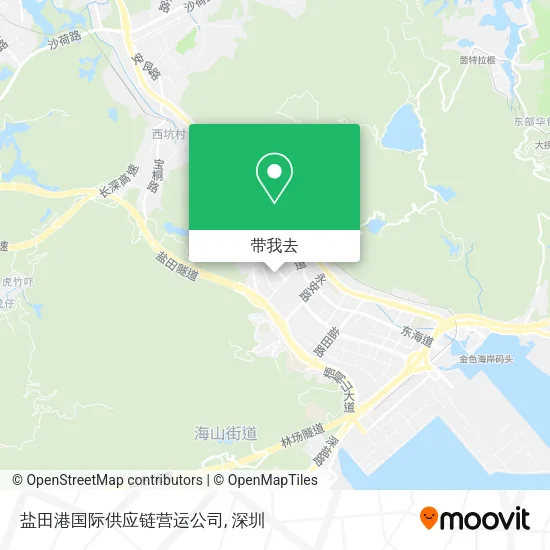 盐田港国际供应链营运公司地图