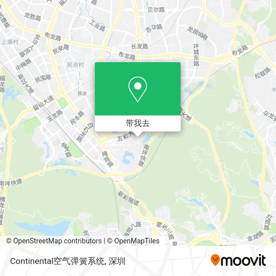 Continental空气弹簧系统地图