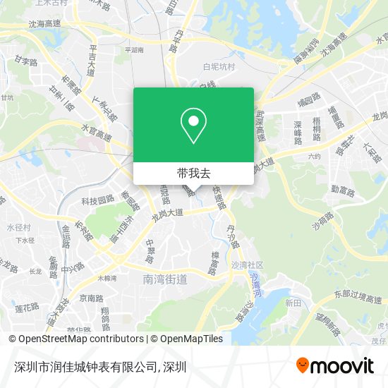 深圳市润佳城钟表有限公司地图