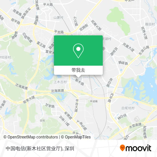 中国电信(新木社区营业厅)地图