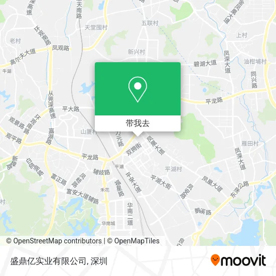盛鼎亿实业有限公司地图