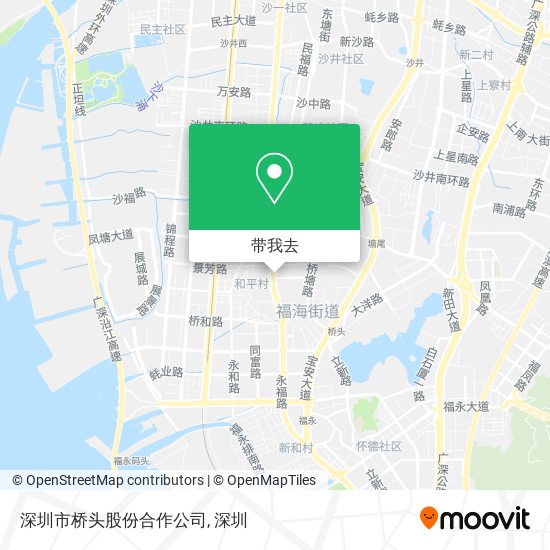 深圳市桥头股份合作公司地图