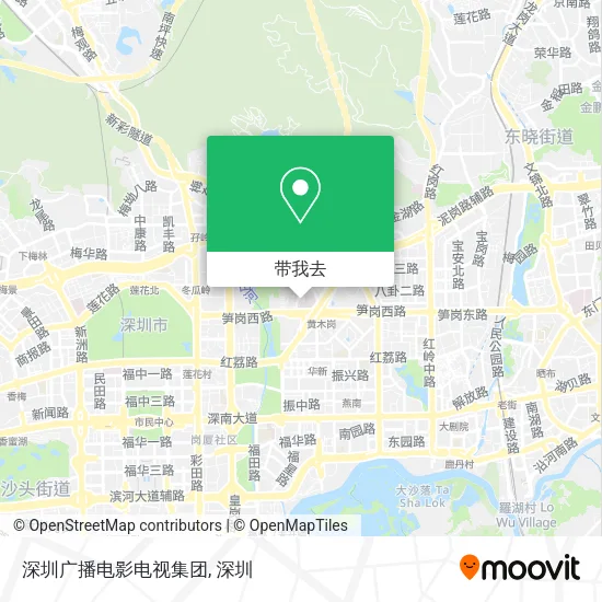 深圳广播电影电视集团地图