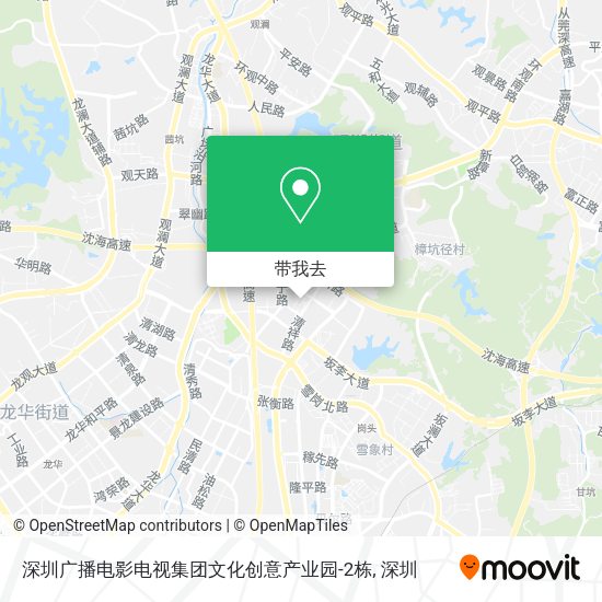 深圳广播电影电视集团文化创意产业园-2栋地图
