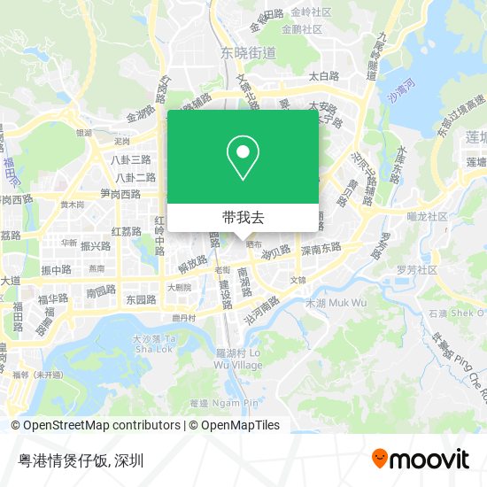 粤港情煲仔饭地图