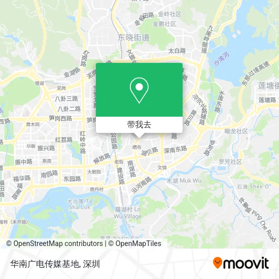 华南广电传媒基地地图