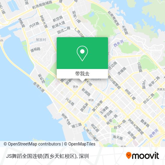 JS舞蹈全国连锁(西乡天虹校区)地图