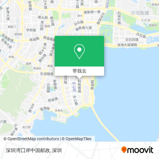深圳湾囗岸中国邮政地图