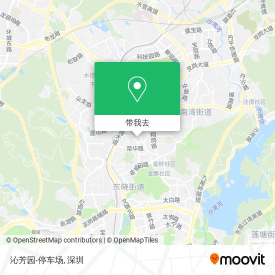 沁芳园-停车场地图