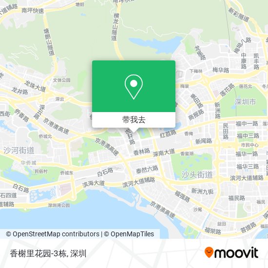香榭里花园-3栋地图