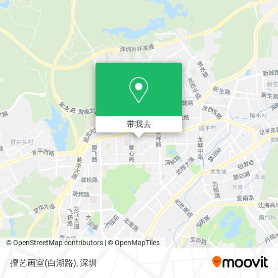 擅艺画室(白湖路)地图