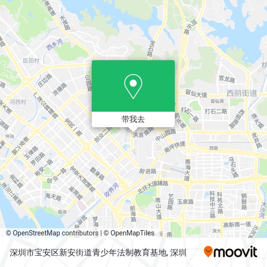 深圳市宝安区新安街道青少年法制教育基地地图