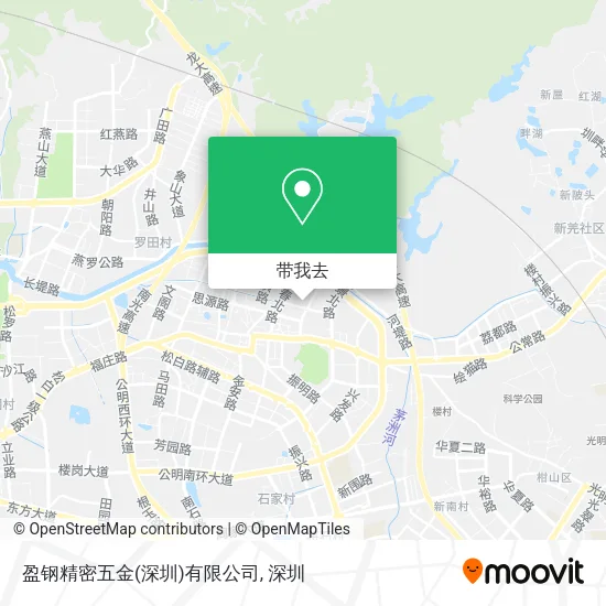 盈钢精密五金(深圳)有限公司地图